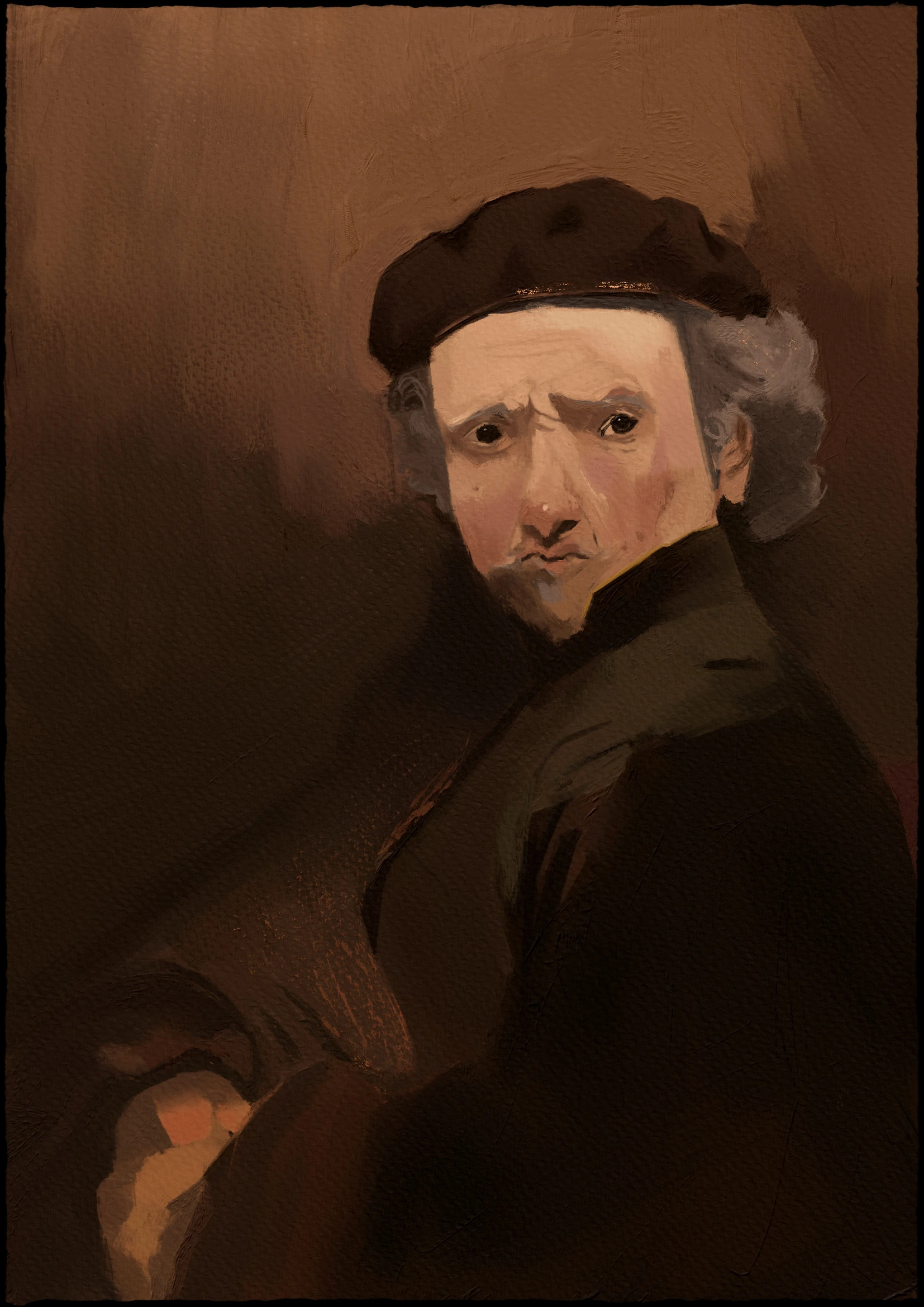 Rembrandt Portrait Copy
